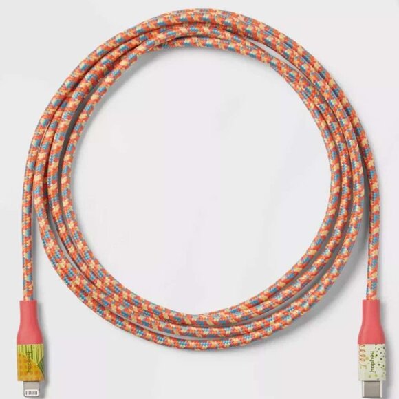 New Heyday with Jessie 6ft Braided Cable for Lightning to USB-C for iPhone/iPad - Picture 3 of 5